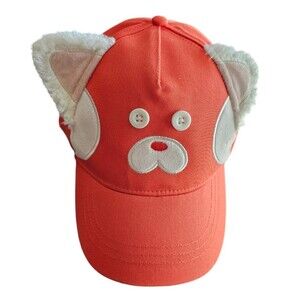Disney Pixar Turning Red Mei as Red Panda Adjustable Hat Fuzzy 3DEars NWOT Youth